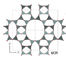 0,05 напудренных На2О сетки цеолита молекулярных для катализатора изомеризации ксилола